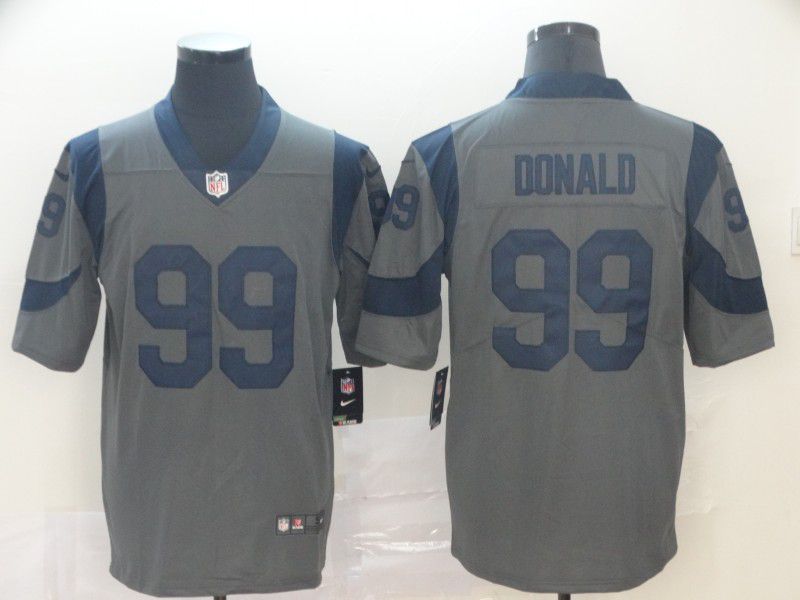 Men Los Angeles Rams #99 Donald Grey Nike Vapor Untouchable Limited NFL Jersey